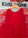 FASHIONABLE NET BEADS WORK KID’S FROCK PARTY WEAR WHOLESALE PRICE ETHNIC GARMENT (3)