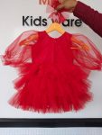 FASHIONABLE NET BEADS WORK KID’S FROCK PARTY WEAR WHOLESALE PRICE ETHNIC GARMENT (3)