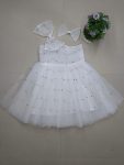 FASHIONABLE NET BEADS WORK KID’S FROCK PARTY WEAR WHOLESALE PRICE ETHNIC GARMENT (5)