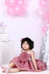 FASHIONABLE ORGANZA FLAIRED KID’S FROCK PARTY WEAR WHOLESALE PRICE ETHNIC GARMENT (1)