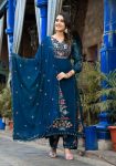 FORMAL WEAR EMBROIDERY WORK TOP BOTTOM WITH DUPATTA PARTY WEAR WHOLESALE PRICE ETHNIC GARMENT (6)