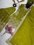 MOST PICKED CHINON SILK EMBROIDERY SEQUENCE WORK TOP SHARARA WITH DUPATTA FESTIVAL WEAR WHOLESALE PRICE ETHNIC GARMENT (2)