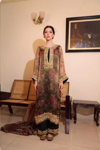 MOST PICKED ORGANZA EMBROIDERY SEQUENCE WORK TOP PALAZZO WITH DUPATTA multi