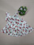 MOST PICKED RAYON FLORAL PRINTED KID’S TOP WITH SKIRT PARTY WEAR WHOLESALE PRICE ETHNIC GARMENT (3)