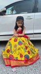 MOST PICKED SOFT SILK PRINTED WEAVING WORK KID’S LEHENGA CHOLI PARTY WEAR WHOLESALE PRICE ETHNIC GARMENT (3)