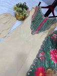 NEW ARRIVAL CHINON SEQUENCE EMBROIDREY WORK TOP BOTTOM WITH DUPATTA PARTY WEAR WHOLESALE PRICE ETHNIC GARMENT (3)