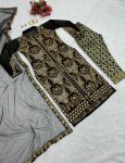 RICH LOOK GEORGETTE THREAD AND SEQUENCE WORK TOP PANT WITH DUPATTA WEDDING WEAR BEST PRICE TEXTILE GARMENT (5)