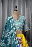 TRADITIONAL SOFT BUTTER SILK DIGITAL PRINTED MIRROR WORK FESTIVE WEAR WHOLESALE PRICE ETHNIC GARMENT (6)