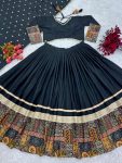 TRENDING CHINON SILK EMBROIDERY SEQUENCE WORK LEHENGA CHOLI WITH DUPATTA PARTY WEAR WHOLESALE PRICE ETHNIC GARMENT (6)