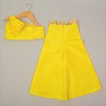 TRENDING COTTON EMBROIDERY FLOWER WORK KID’S TOP WITH PALAZZO PARTY WEAR WHOLESALE PRICE ETHNIC GARMENT (1)