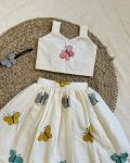 TRENDING COTTON THREAD WORK KID’S TOP WITH SKIRT PATRY WEAR WHOLESALE PRICE ETHNIC GARMENT (9)