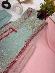 TRENDING GEORGETTE EMBROIDERY SEQUENCE WORK TOP SHARARA WITH DUPATTA WEDDING WEAR WHOLESALE PRICE ETHNIC GARMENT (28)