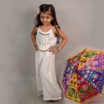 TRENDING KHADI COTTON MULTI LACE WORK KID’S TOP WITH PALAZZO PARTY WEAR WHOLESALE PRICE ETHNIC GARMENT (7)