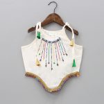 TRENDING KHADI COTTON MULTI LACE WORK KID’S TOP WITH PALAZZO PARTY WEAR WHOLESALE PRICE ETHNIC GARMENT (7)