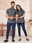 TRENDING PURE COTTON LINING PATTERN WEAVING WORK COUPLE COMBO SET COUPLE WEAR WHOLESALE PRICE ETHNIC GARMENT (24)