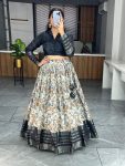 TRENDING SILK PRINTED WEAVING WORK LEHENGA WITH BLOUSE FESTIVAL WEAR WHOLESALE PRICE ETHNIC GARMENT (7)