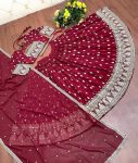 WEDDING WEAR EMBROIDERY SEQUENCE WORK LEHENGA CHOLI WITH DUPATTA WEDDING WEAR WHOLESALE PRICE ETHNIC GARMENT (2)