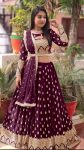 WEDDING WEAR EMBROIDERY SEQUENCE WORK LEHENGA CHOLI WITH DUPATTA WEDDING WEAR WHOLESALE PRICE ETHNIC GARMENT (3)