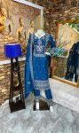 2LATEST CHINON SILK EMBROIDREY SEQUENCE WORK TOP PALAZZO WITH DUPATTA PARTY WEAR WHOLESALE PRICE ETHNIC GARMENT (8)