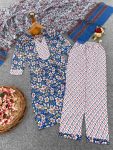 3ATTRACTIVE COTTON BLEND PRINTED TOP BOTTOM WITH DUPATTA PARTY WEAR WHOLESALE PRICE ETHNIC GARMENT (37)