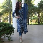4ATTRACTIVE COTTON BLEND PRINTED TOP BOTTOM WITH DUPATTA PARTY WEAR WHOLESALE PRICE ETHNIC GARMENT (45)