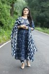 4FASHIONABLE RAYON PRINTED TOP BOTTOM WITH DUPATTA PARTY WEAR WHOLESALE PRICE ETHNIC GARMENT (20)