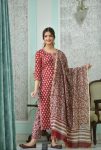 5ATTRACTIVE COTTON BLEND PRINTED TOP BOTTOM WITH DUPATTA PARTY WEAR WHOLESALE PRICE ETHNIC GARMENT (10)