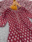 5ATTRACTIVE COTTON BLEND PRINTED TOP BOTTOM WITH DUPATTA PARTY WEAR WHOLESALE PRICE ETHNIC GARMENT (10)
