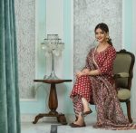 5ATTRACTIVE COTTON BLEND PRINTED TOP BOTTOM WITH DUPATTA PARTY WEAR WHOLESALE PRICE ETHNIC GARMENT (10)