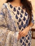 6ATTRACTIVE COTTON BLEND PRINTED TOP BOTTOM WITH DUPATTA PARTY WEAR WHOLESALE PRICE ETHNIC GARMENT (19)