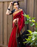 ATTRACTIVE BANARASI SILK GOLD ZARI WEAVING WORK SAREE WITH UNSTITCHED BLOUSE PARTY WEAR WHOLESALE PRICE ETHNIC GARMENT (31)