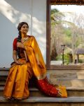 ATTRACTIVE BANARASI SILK GOLD ZARI WEAVING WORK SAREE WITH UNSTITCHED BLOUSE PARTY WEAR WHOLESALE PRICE ETHNIC GARMENT (50)