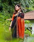 ATTRACTIVE BANARASI SILK GOLD ZARI WEAVING WORK SAREE WITH UNSTITCHED BLOUSE PARTY WEAR WHOLESALE PRICE ETHNIC GARMENT 5(13)