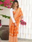 ATTRACTIVE BANARASI SILK WITH THREAD WEAVING WORK SAREE WITH UNSTITCHED BLOUISE PARTY WEAR WHOLESALE PRICE ETHNIC GARMENT (10)