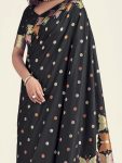ATTRACTIVE BANARASI SOFT SILK BROCADE ZARI WORK SAREE WITH UNSTITCHED BLOUSE PARTY WEAR WHOLESALE PRICE ETHNIC GARMENT (4)