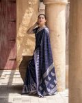 ATTRACTIVE BANARASI SOFT SILK SILVER ZARI WORK SAREE WITH UNSTITCHED BLOUSE PARTY WEAR WHOLESALE PRICE ETHNIC GARMENT (6)