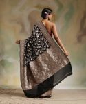 ATTRACTIVE BANARASI SOFT SILK THREAD WEAVING WORK SAREE WITH UNSTITCHED BLOUSE PARTY WEAR WHOLESALE PRICE ETHNIC GARMENT (4)