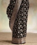 ATTRACTIVE BANARASI SOFT SILK THREAD WEAVING WORK SAREE WITH UNSTITCHED BLOUSE PARTY WEAR WHOLESALE PRICE ETHNIC GARMENT (4)