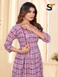 ATTRACTIVE COTTON PRINT WORK ONE PICE WHOLESALE PRICE ETHNIC GARMENT 2(3)