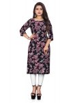 ATTRACTIVE CREPE PRINT WORK READY TO WEAR ONLY KURTI CASUAL WEAR WHOLESALE PRICE ETHNIC GARMENT (1)