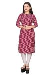 ATTRACTIVE CREPE PRINT WORK READY TO WEAR ONLY KURTI CASUAL WEAR WHOLESALE PRICE ETHNIC GARMENT (12)