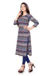 ATTRACTIVE CREPE PRINT WORK READY TO WEAR ONLY KURTI CASUAL WEAR WHOLESALE PRICE ETHNIC GARMENT (15)