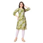 ATTRACTIVE CREPE PRINT WORK READY TO WEAR ONLY KURTI CASUAL WEAR WHOLESALE PRICE ETHNIC GARMENT (8)