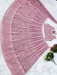ATTRACTIVE GEORGETTE DIAMOND AND REAL MIRROR HAND WORK LEHENGA CHOLI WITH DUPATTA FESTIVAL WEAR WHOLESALE PRICE ETHNIC GARMENT (4)