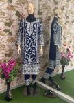 ATTRACTIVE GEORGETTE EMBROIDERY AND REAL MIRROR WORK TOP PALAZZO WITH DUPATTA FESTIVAL WEAR WHOLESALE PRICE ETHNIC GARMENT (19)