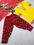 ATTRACTIVE GEORGETTE EMBROIDERY SEQUENCE WORK TOP PATIYALAWITH DUPATTA FESTIVAL WEAR WHOLESALE PRICE ETHNIC GARMENT (7)