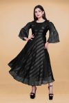 ATTRACTIVE GEORGETTE PLAIN GOWN CASUAL WEAR WHOLESALE PRICE ETHNIC GARMENT (3)