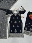 ATTRACTIVE GEORGETTE THREAD WITH SEQUENCE WORK TOP PALAZZO WITH DUPATTA FESTIVAL WEAR WHOLESALE PRICE ETHNIC GARMENT (7)