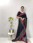 ATTRACTIVE-LINEN-REAL-MIRROR-WORK-READY-TO-WEAR-SAREE-WITH-UNSTTICHED-BLOUSE-PARTY-WEAR-WHOLESALE-PRICE-ETHNIC-GARMENT-4.jpeg