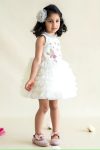 ATTRACTIVE NET HAND WORK KIDS FROCK PARTY WEAR WHOLESALE PRICE ETHNIC GARMENT (13)